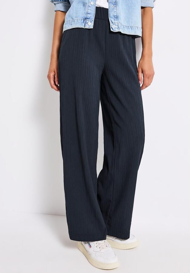 STREET ONE Stoffen broek Zomerbroek met elastische band - Foto 7