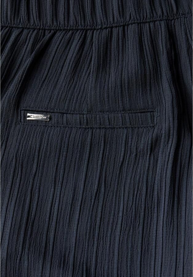 STREET ONE Stoffen broek Zomerbroek met elastische band - Foto 3