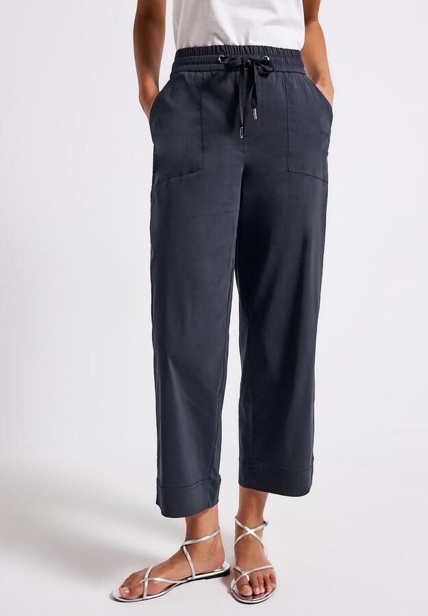 STREET ONE Stoffen broek Zomerbroek met omslag - Foto 7