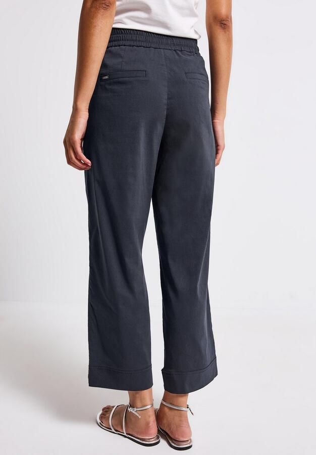 STREET ONE Stoffen broek Zomerbroek met omslag - Foto 3