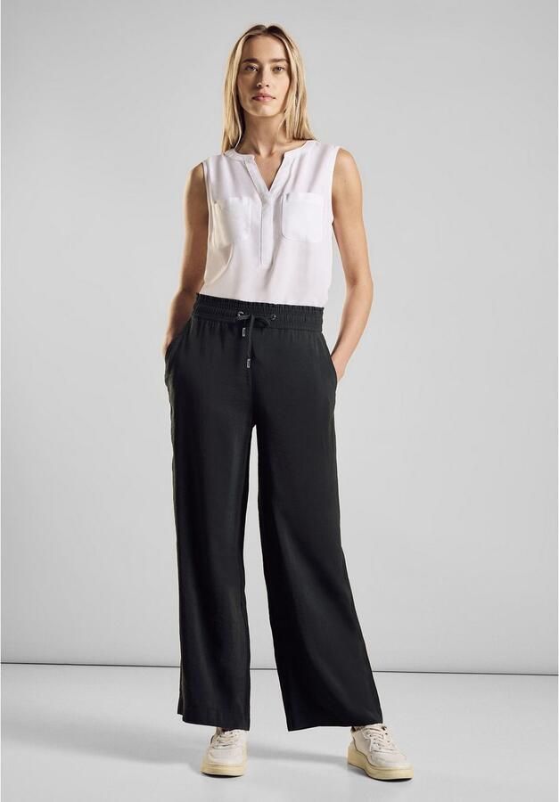 STREET ONE Stoffen broek Zomerbroek met trekkoord - Foto 4