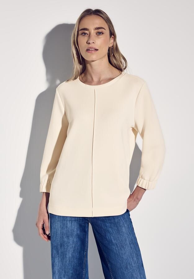 STREET ONE Sweater met 3 4-mouwen met elastische chetten - Foto 7