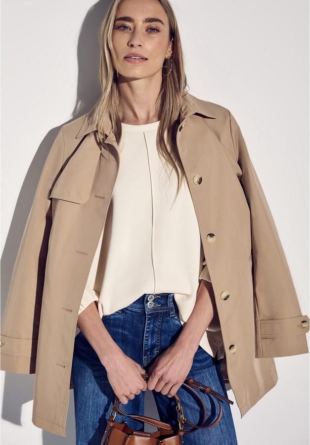 STREET ONE Sweater met 3 4-mouwen met elastische chetten - Foto 3