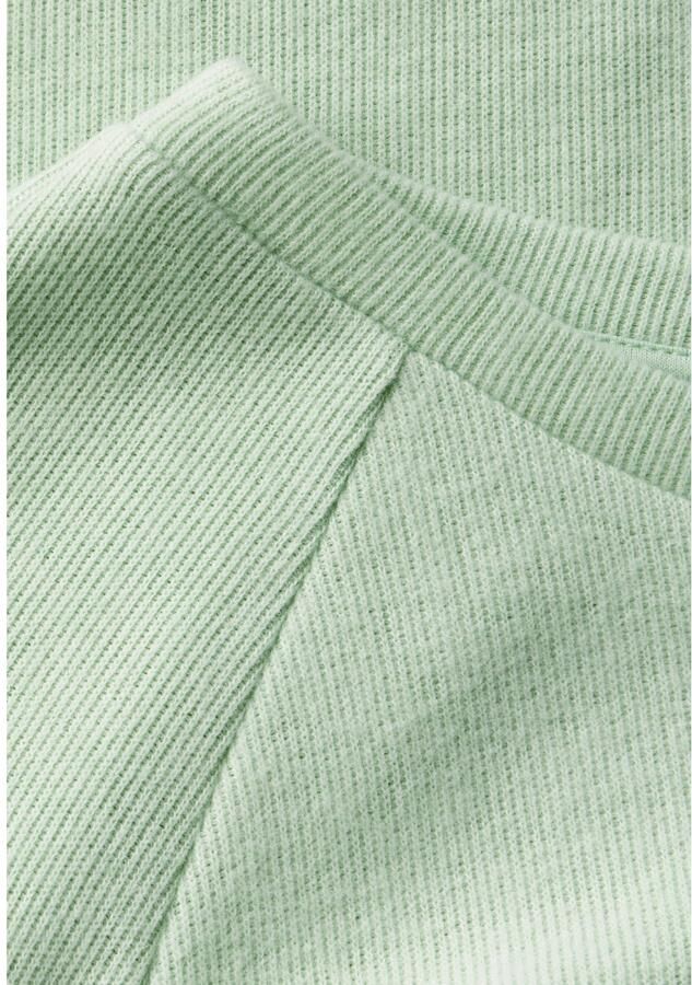 STREET ONE Sweater met u-hals en in fijne structuur-look - Foto 2