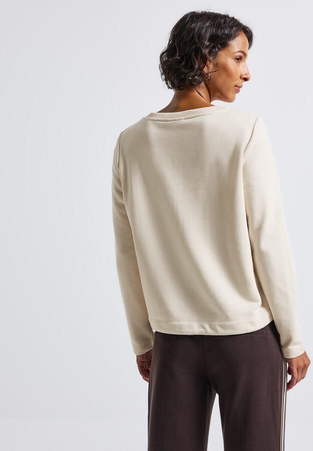 STREET ONE Sweatshirt met een rijgkoord bij de zoom - Foto 3