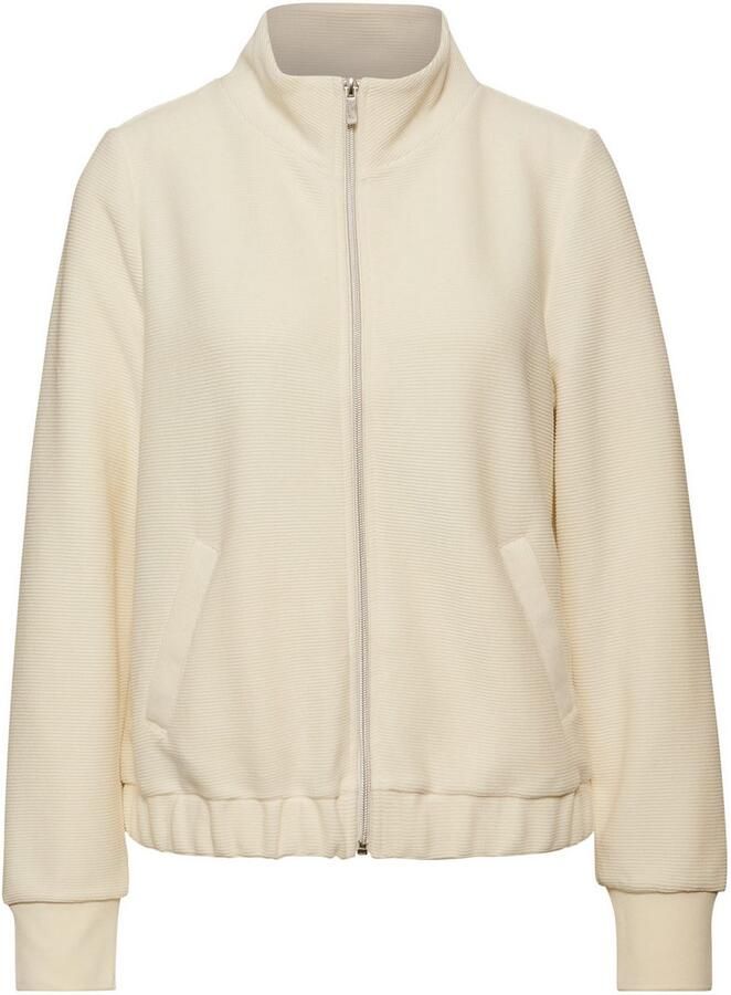 STREET ONE Sweatvest met elastische taille