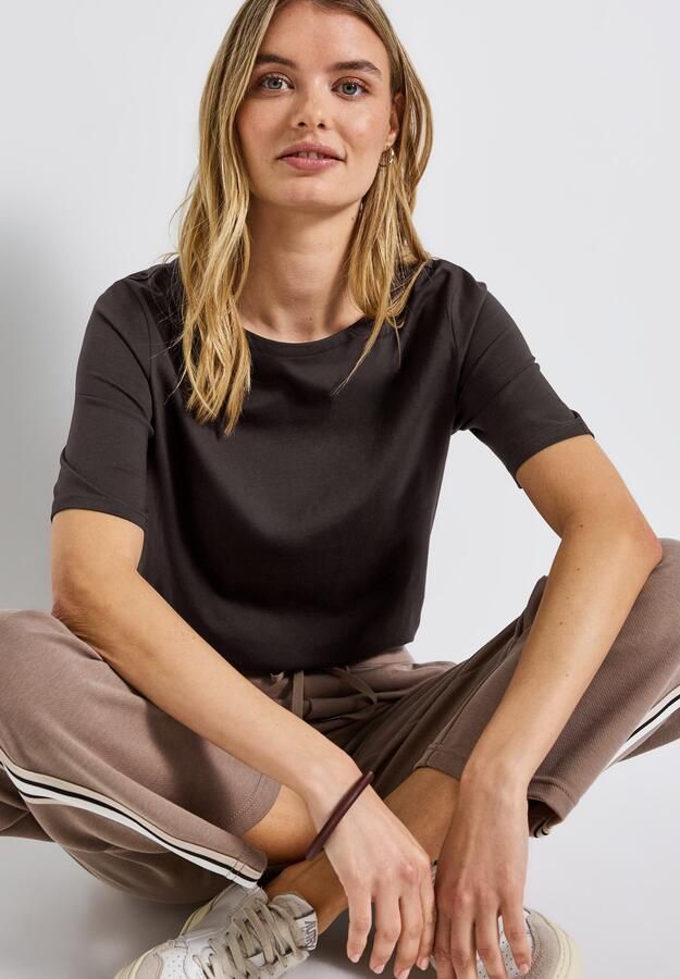 STREET ONE T-shirt Boot hals basic - Foto 3