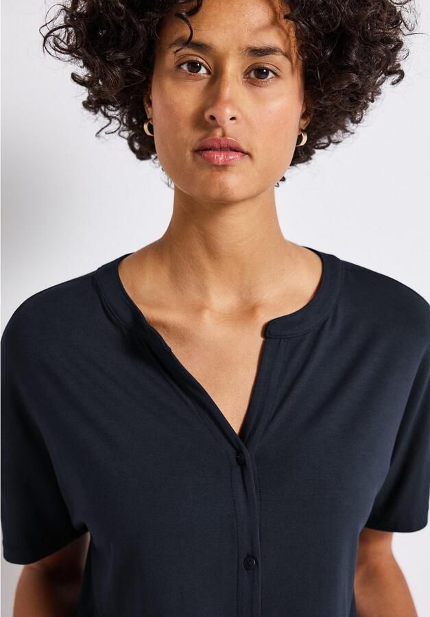 STREET ONE T-shirt in tuniek-look