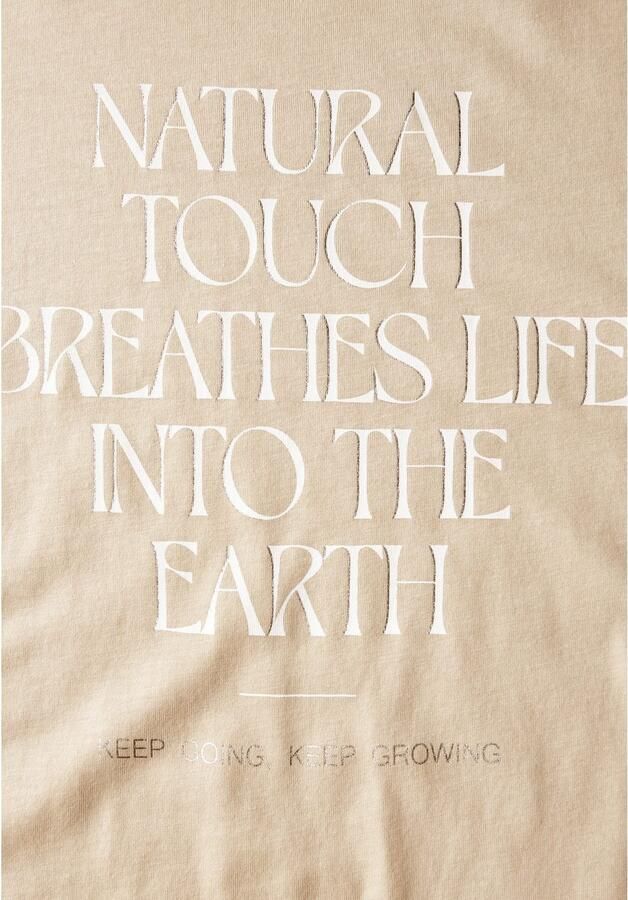 STREET ONE T-shirt met belettering artwork - Foto 2