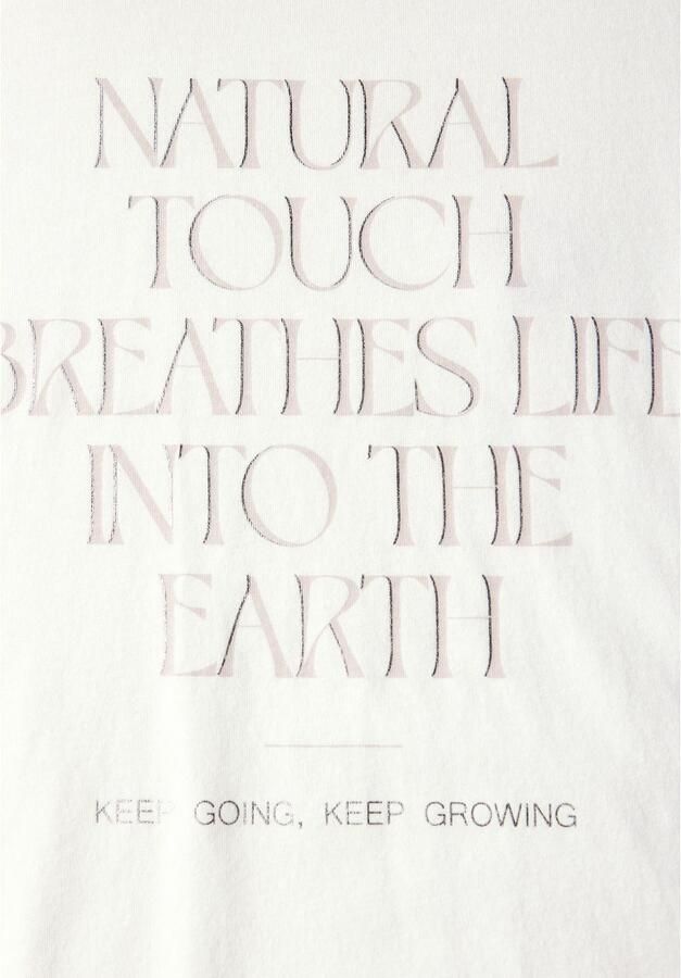 STREET ONE T-shirt met belettering artwork - Foto 5