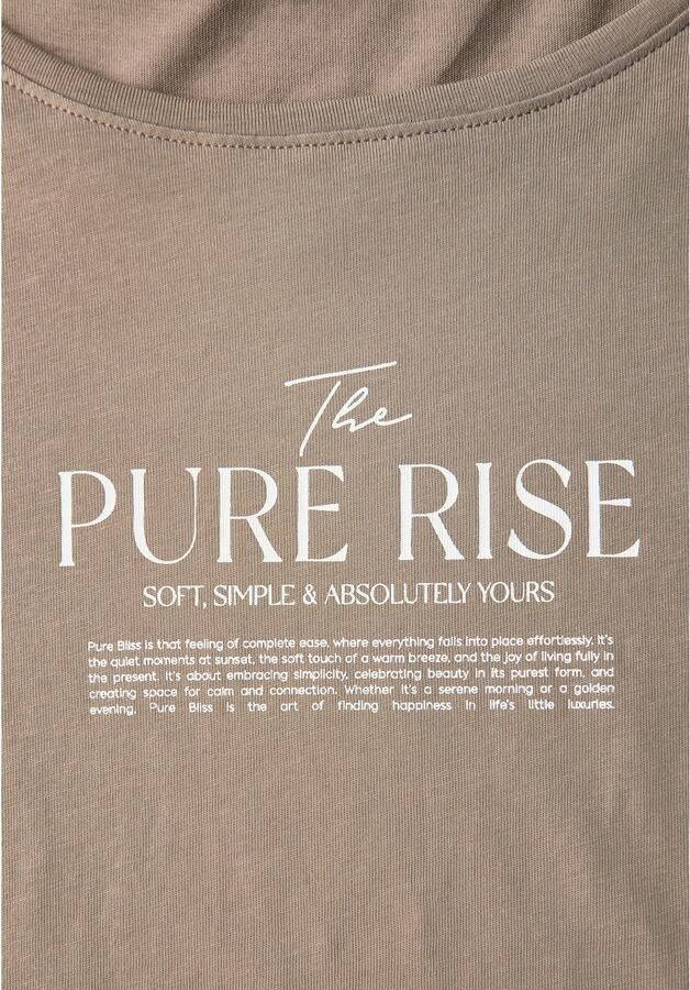 STREET ONE T-shirt met belettering artwork - Foto 2