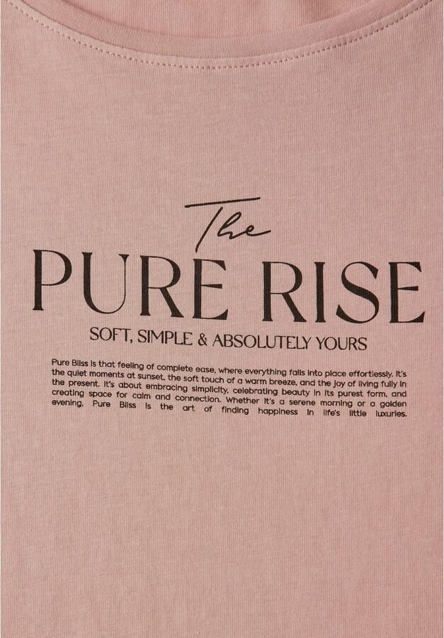 STREET ONE T-shirt met belettering artwork - Foto 3