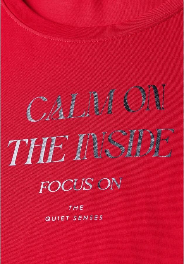 STREET ONE T-shirt met belettering - Foto 2