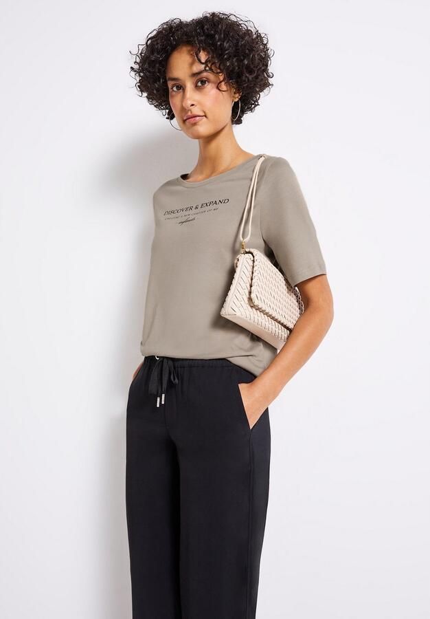 STREET ONE T-shirt met belettering - Foto 4