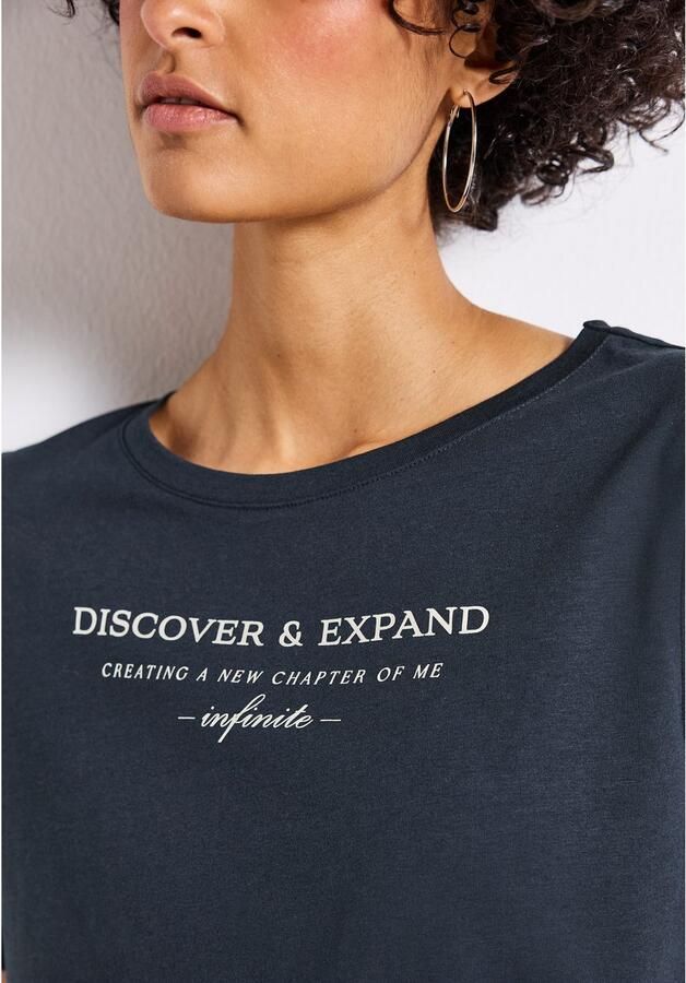 STREET ONE T-shirt met belettering - Foto 2