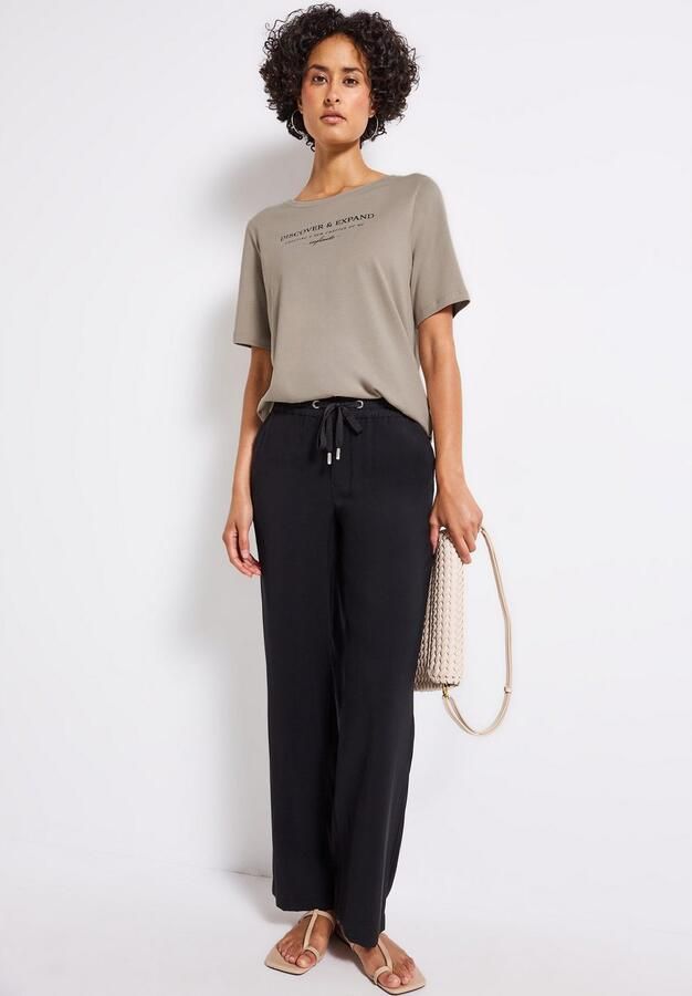 STREET ONE T-shirt met belettering - Foto 6