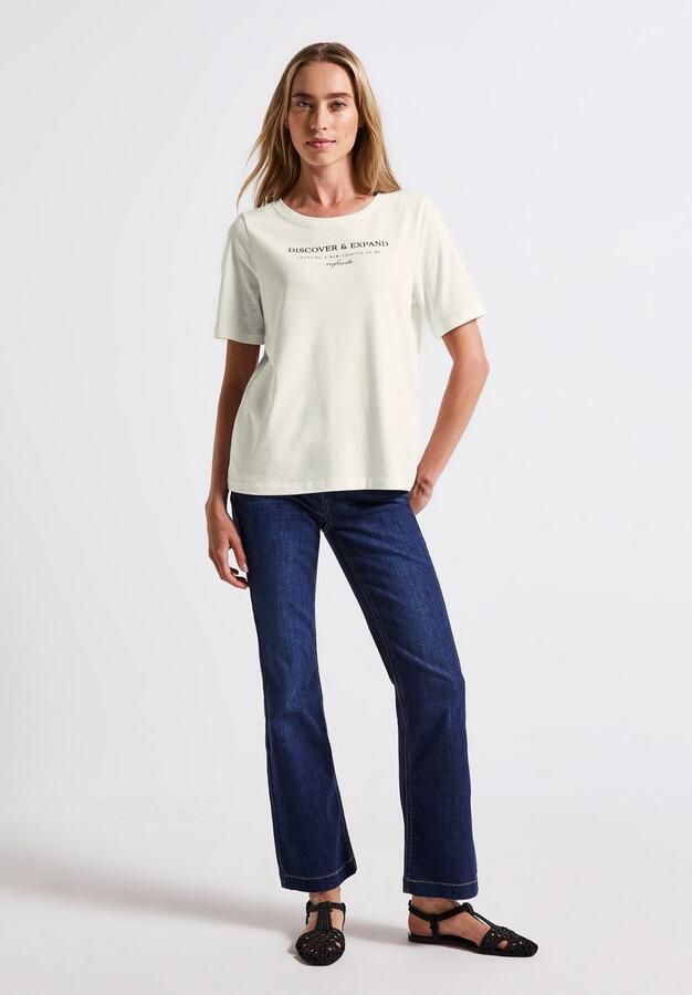 STREET ONE T-shirt met belettering - Foto 2