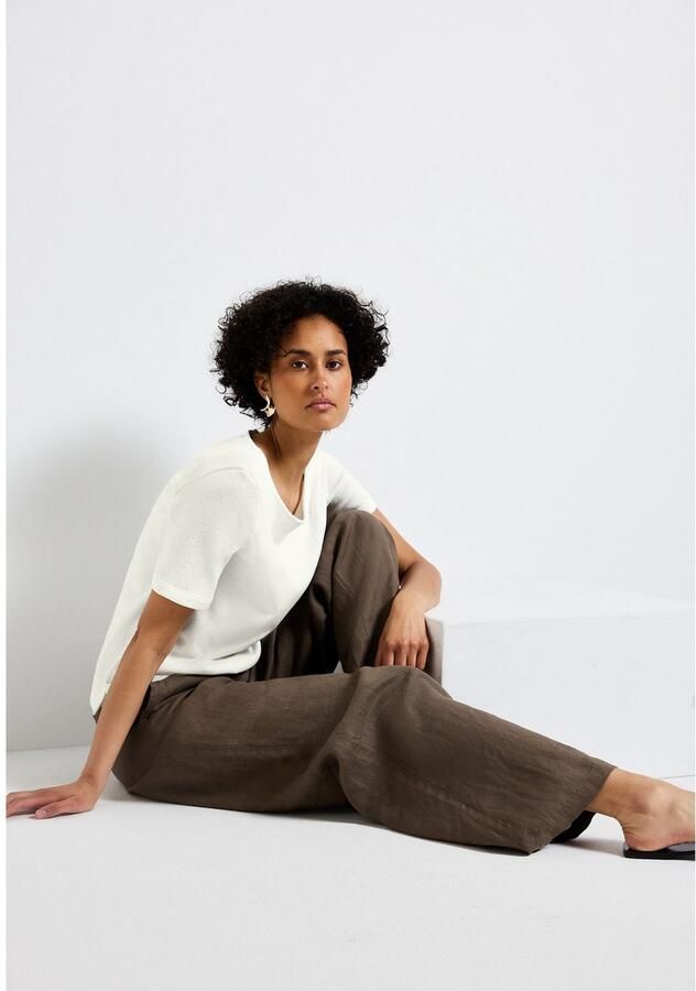 STREET ONE T-shirt met boothals - Foto 2