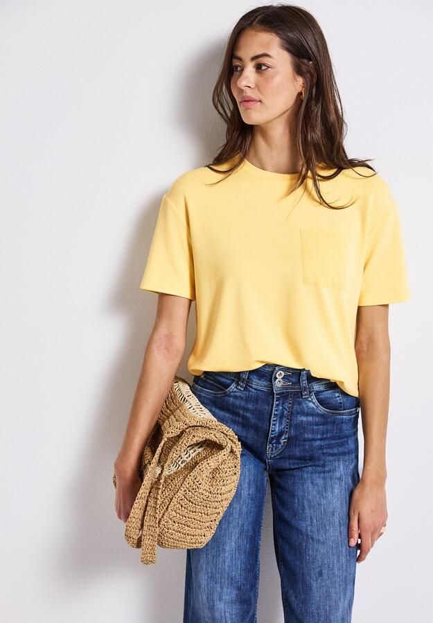 STREET ONE T-shirt met borstzak - Foto 6