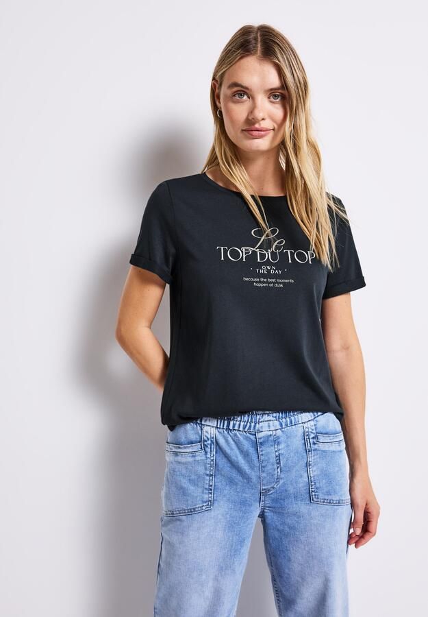 STREET ONE T-shirt met frontprint - Foto 7