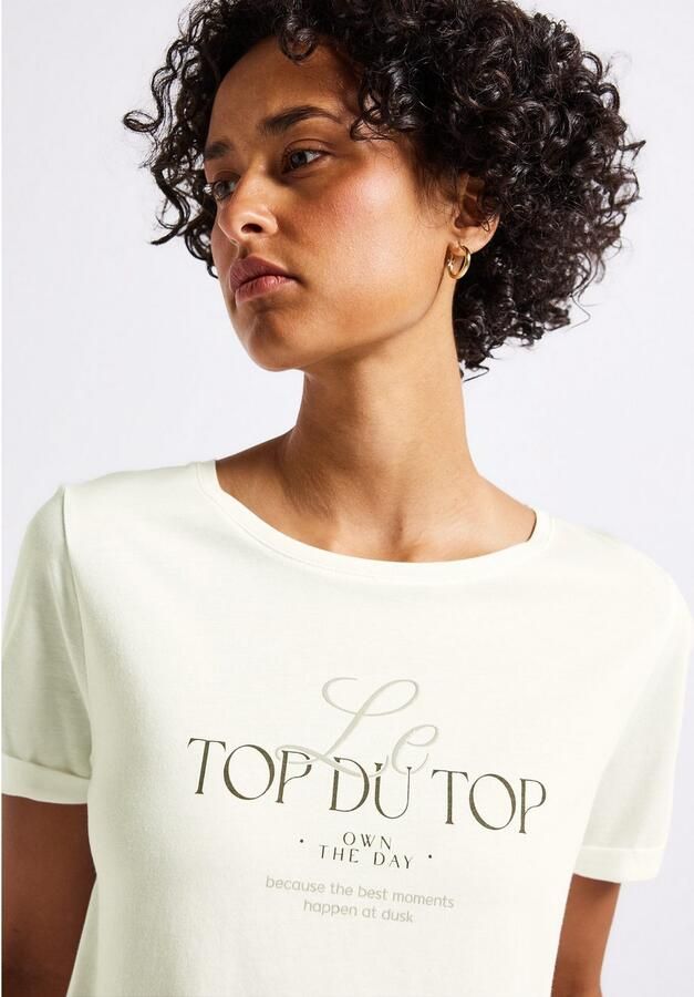 STREET ONE T-shirt met frontprint - Foto 2