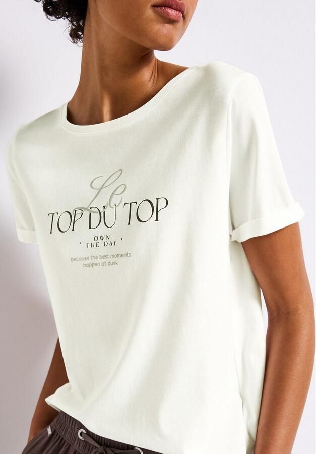 STREET ONE T-shirt met frontprint - Foto 3