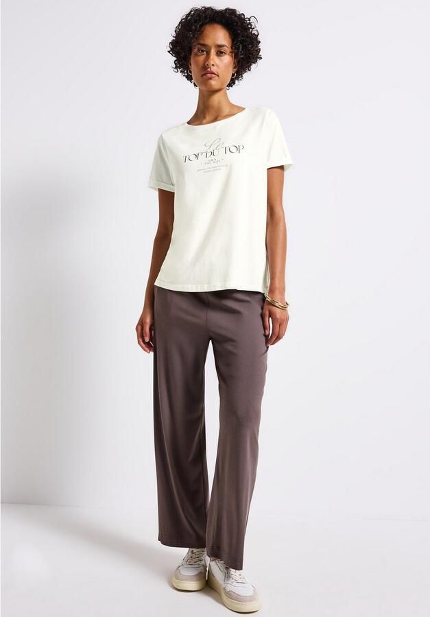 STREET ONE T-shirt met frontprint - Foto 4