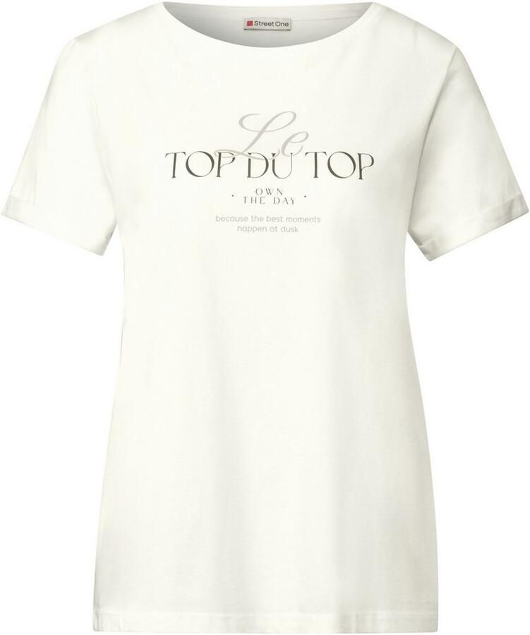 STREET ONE T-shirt met frontprint