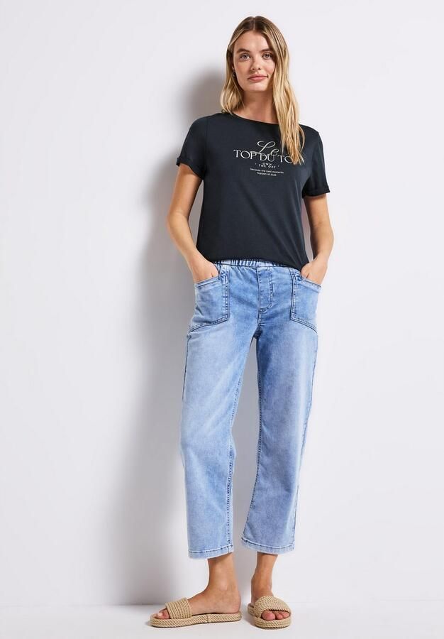 STREET ONE T-shirt met frontprint - Foto 6