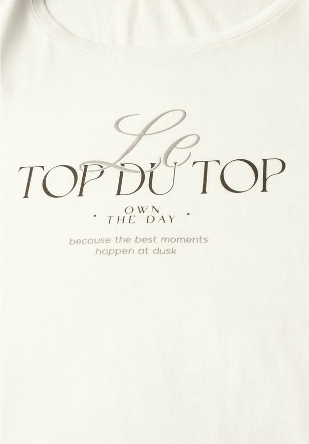 STREET ONE T-shirt met frontprint - Foto 5