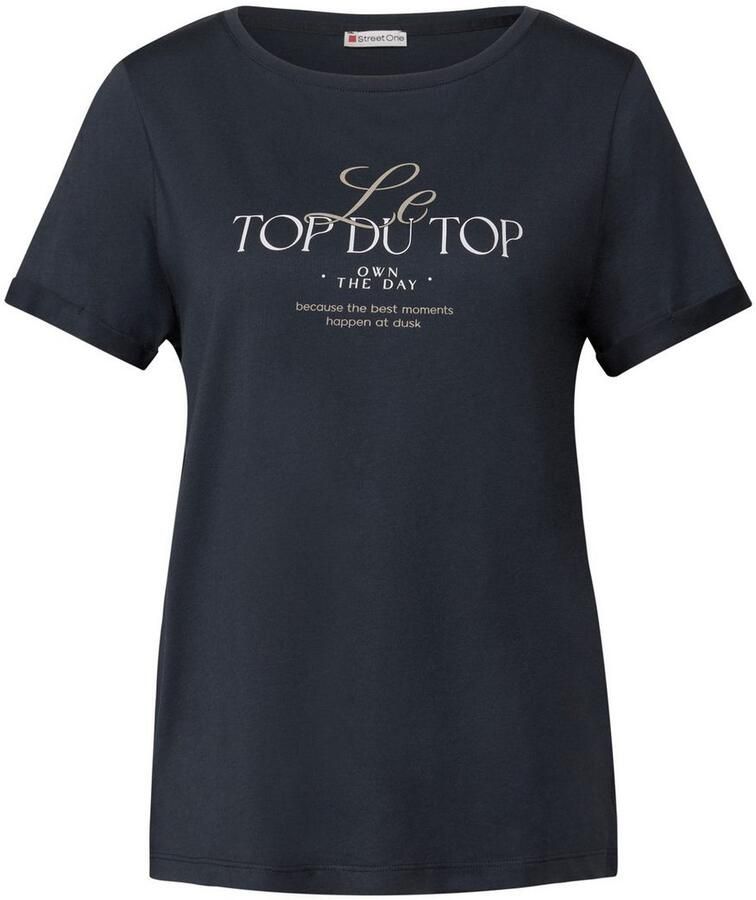 STREET ONE T-shirt met frontprint