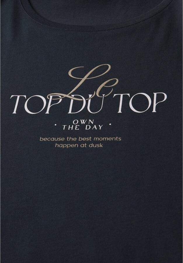 STREET ONE T-shirt met frontprint - Foto 4