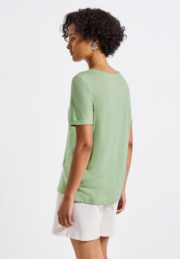 STREET ONE T-shirt met glansprint - Foto 5