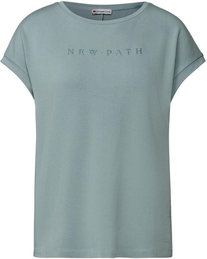 STREET ONE T-shirt met glitterdetails