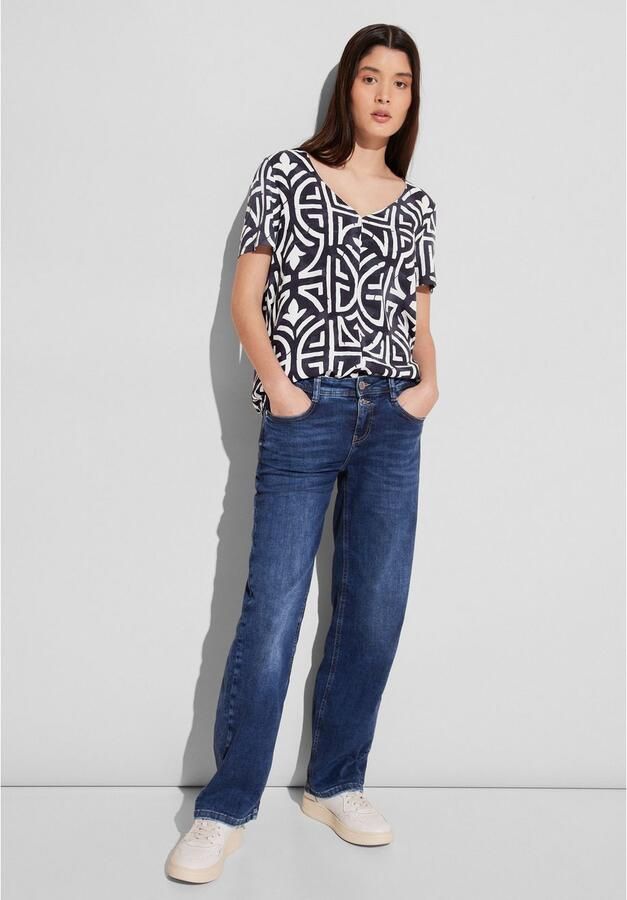 Street One Korte Mouw Damesblouse Multicolor Dames - Foto 2