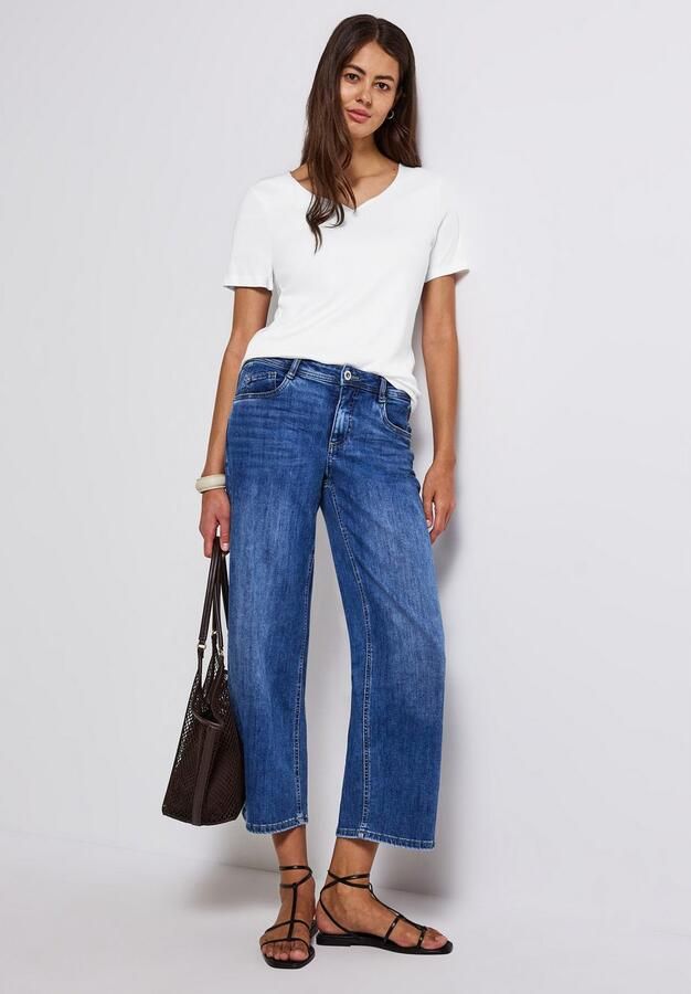 STREET ONE T-shirt met hartvormige halslijn - Foto 3