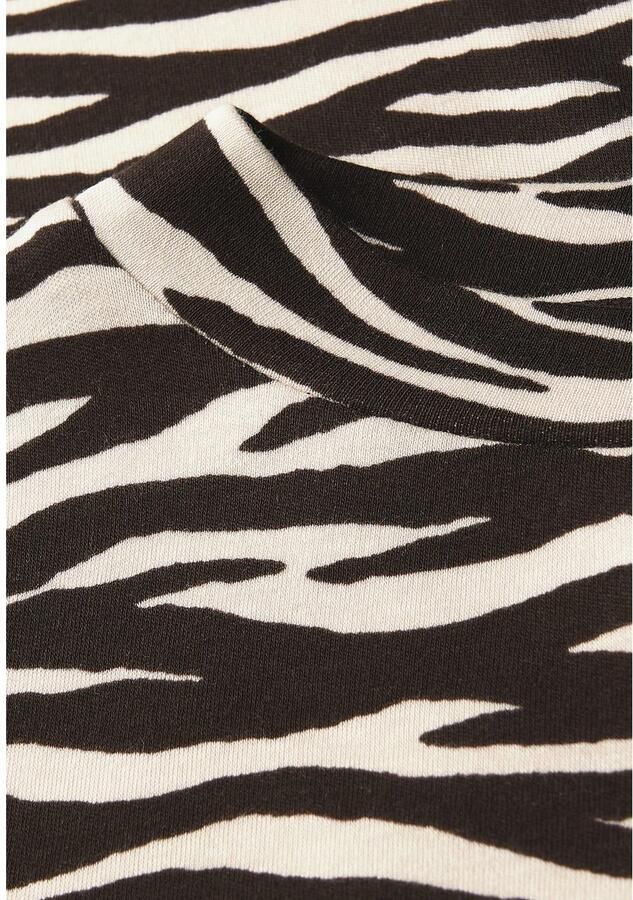 STREET ONE T-shirt met leo-patroon halfarm - Foto 2