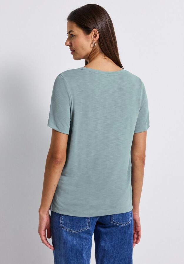 STREET ONE T-shirt met opschrift en sierstenen - Foto 4