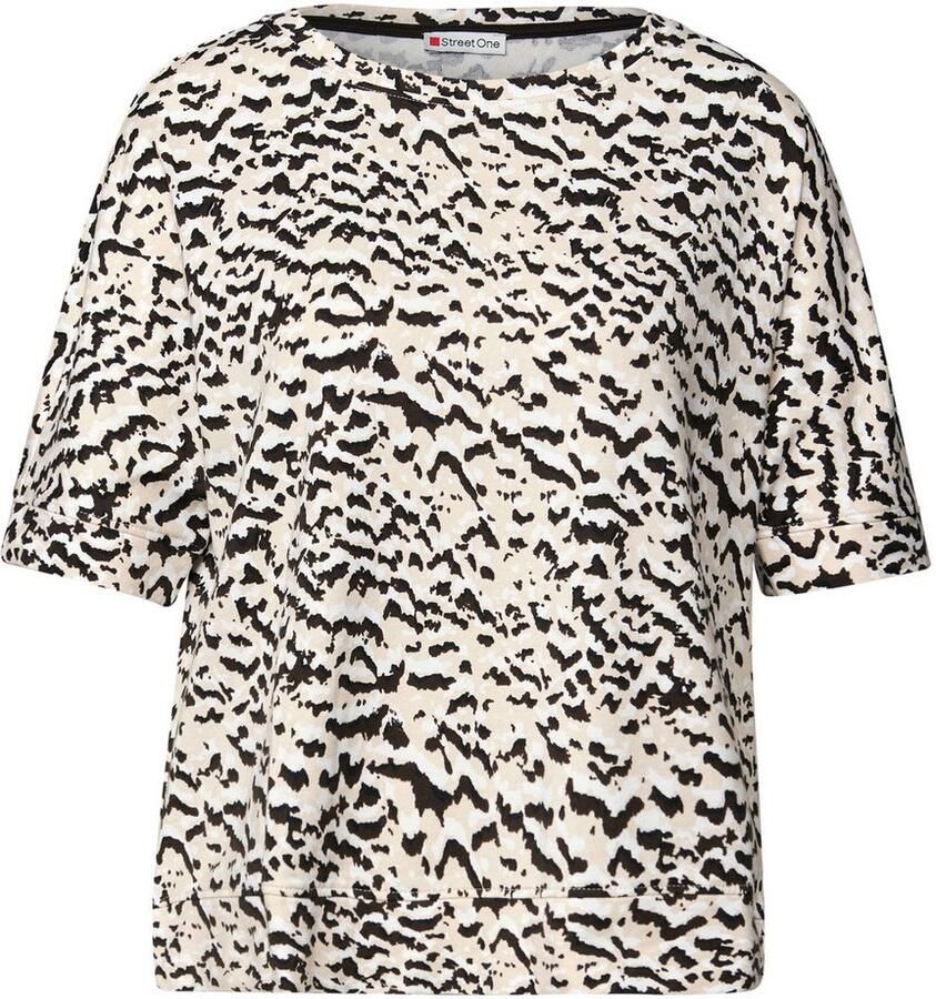 STREET ONE T-shirt met print all-over