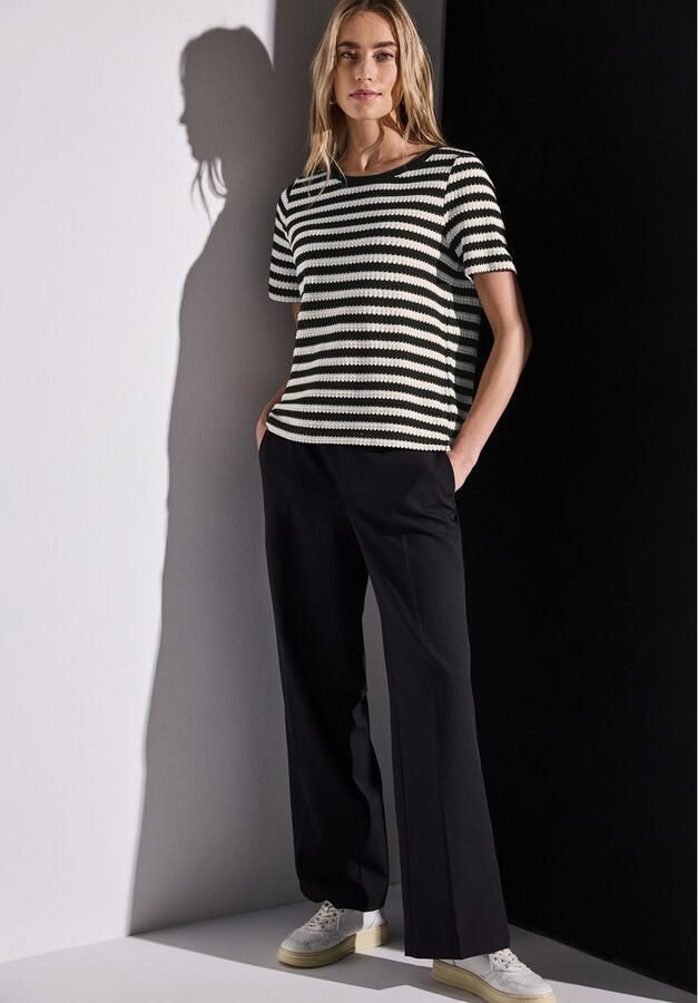 STREET ONE T-shirt met streepmotief - Foto 4