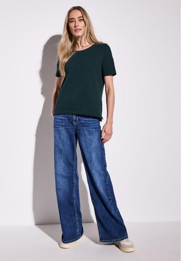 STREET ONE T-shirt met structuurpatroon - Foto 3