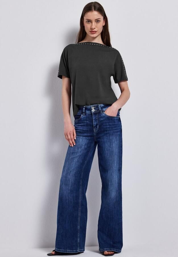 STREET ONE T-shirt met studs - Foto 6