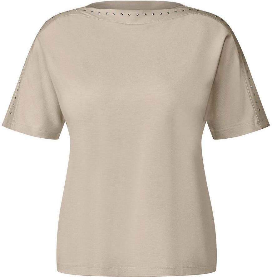 STREET ONE T-shirt met studs