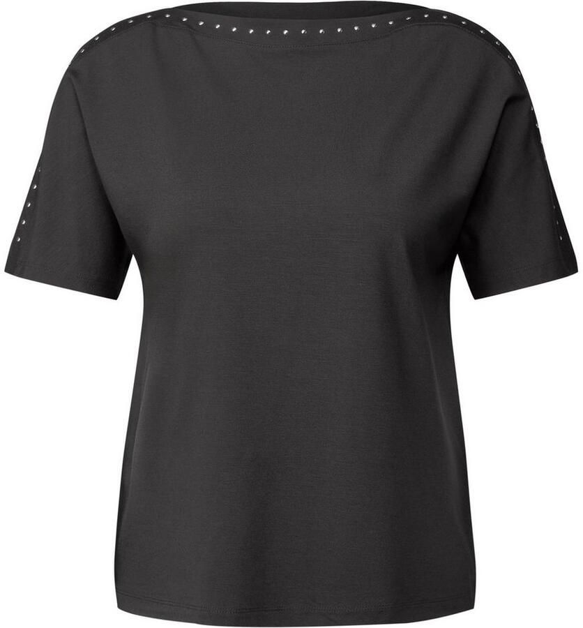 STREET ONE T-shirt met studs