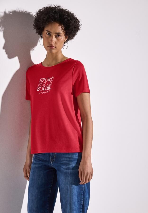 STREET ONE T-shirt met tekst - Foto 6