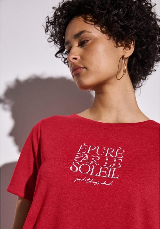 STREET ONE T-shirt met tekst - Foto 3