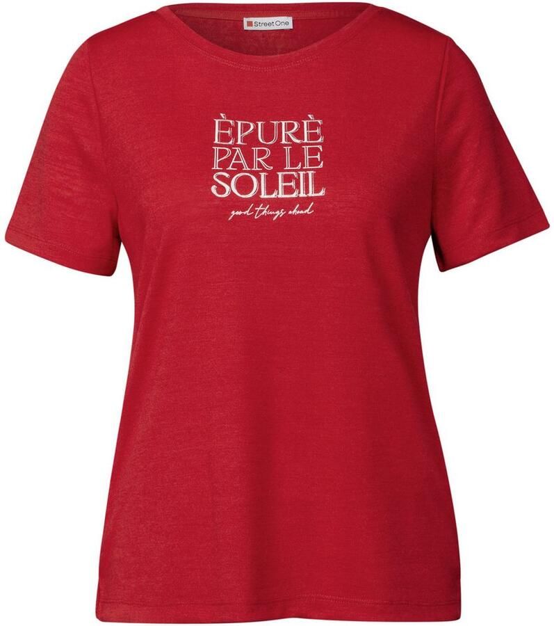 STREET ONE T-shirt met tekst