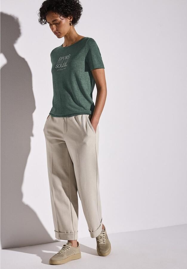 STREET ONE T-shirt met tekst - Foto 4