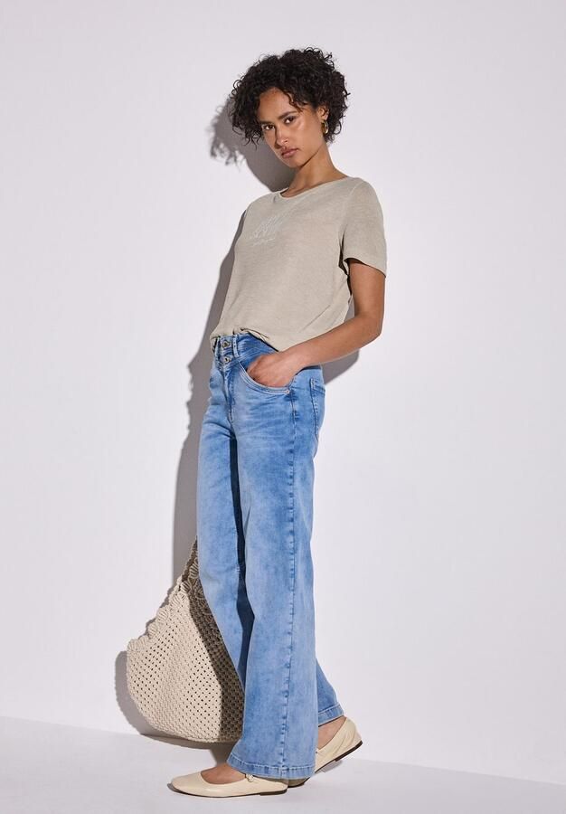 STREET ONE T-shirt met tekst - Foto 5