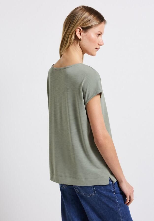 STREET ONE T-shirt met tekst van sierstenen - Foto 5